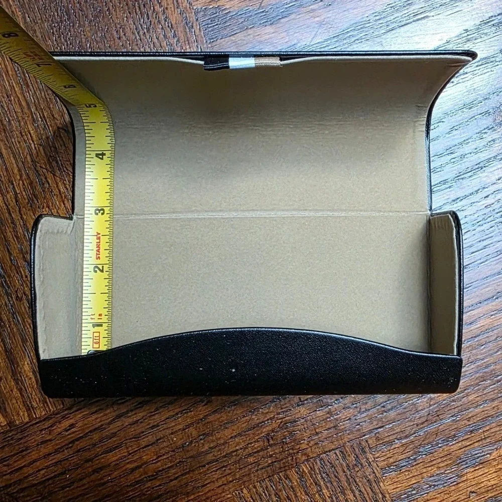 Hugo Boss Sunglasses Case Unisex OS Black Excellent Hard Shell Debossed Logo